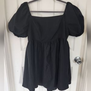 SHEIN Black Babydoll Dress (size 1x)